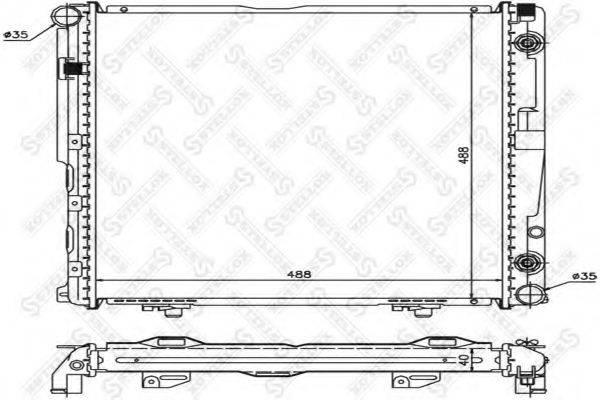 STELLOX 1025918SX Радіатор, охолодження двигуна