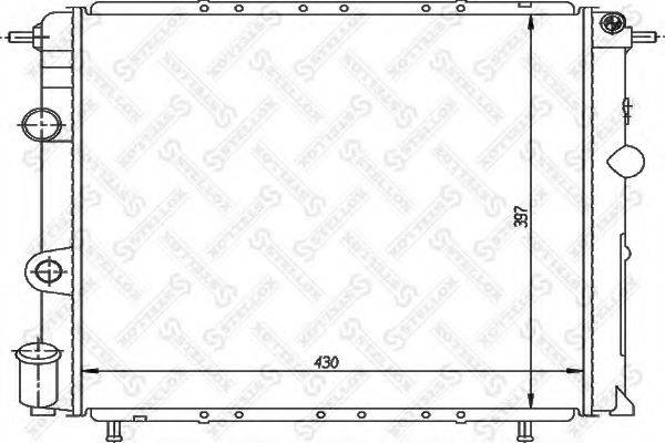 STELLOX 1026200SX Радіатор, охолодження двигуна