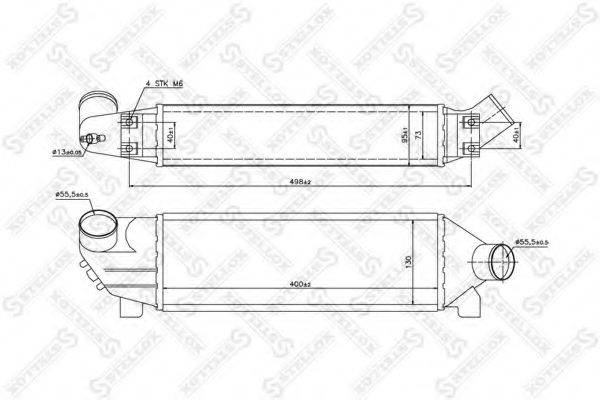 STELLOX 1040086SX Інтеркулер