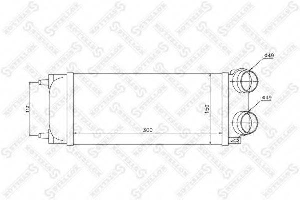 STELLOX 1040167SX Інтеркулер