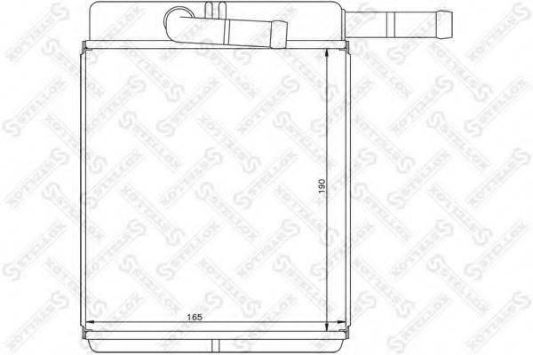 STELLOX 1035228SX Теплообмінник, опалення салону