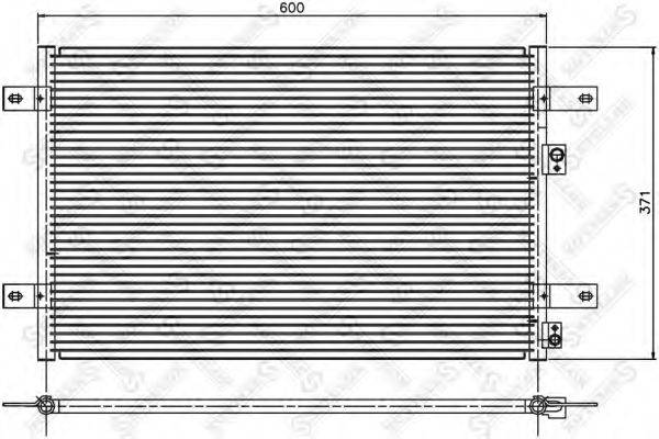 STELLOX 1045310SX Конденсатор, кондиціонер
