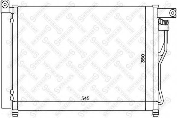 STELLOX 1045338SX Конденсатор, кондиціонер