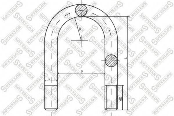 STELLOX 8464280SX Драбина ресори