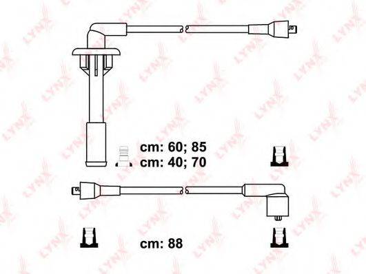 LYNXAUTO SPC6111 Комплект дротів запалювання