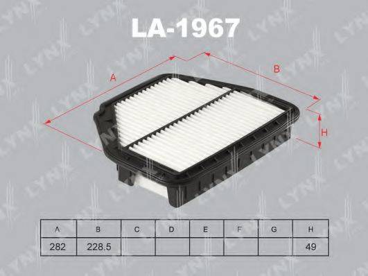 LYNXAUTO LA1967 Повітряний фільтр