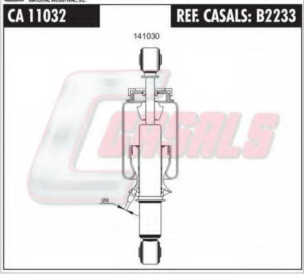 CASALS B2233 Гаситель, кріплення кабіни