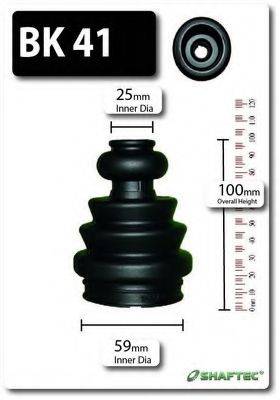 SHAFTEC BK41 Комплект пильника, приводний вал