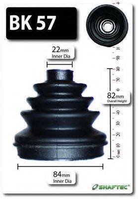SHAFTEC BK57 Комплект пильника, приводний вал