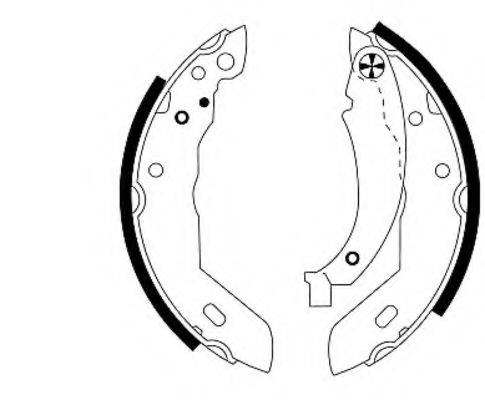 HELLA PAGID 8DB355000651 Комплект гальмівних колодок