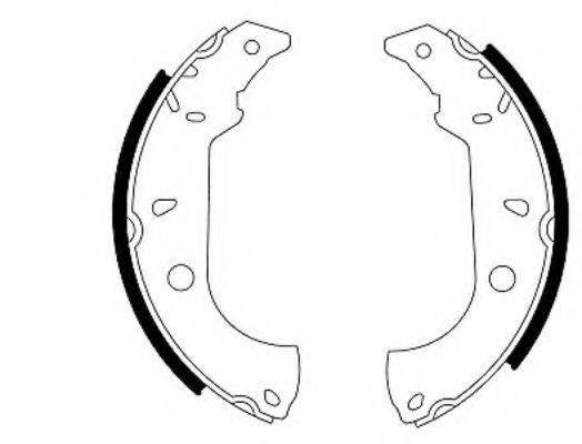 HELLA PAGID 8DB355003151 Комплект гальмівних колодок