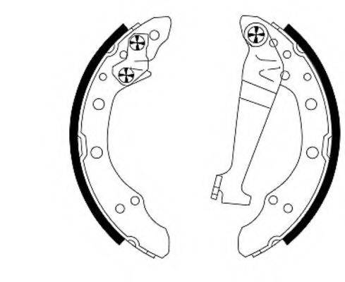HELLA PAGID 8DB355003531 Комплект гальмівних колодок