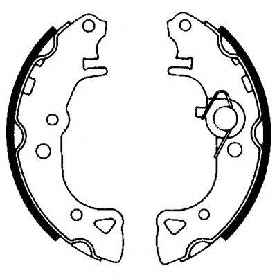 HELLA PAGID 8DB355001001 Комплект гальмівних колодок