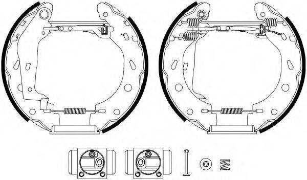 HELLA PAGID 8DB355022961 Комплект гальмівних колодок