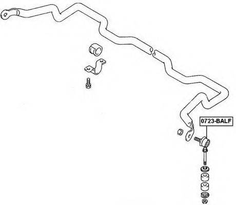 ASVA 0723BALF Тяга/стійка, стабілізатор
