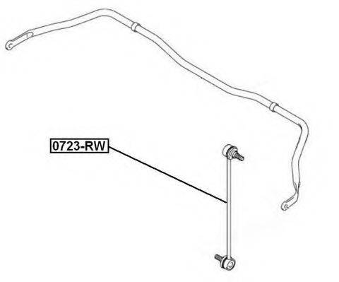 ASVA 0723RW Тяга/стійка, стабілізатор
