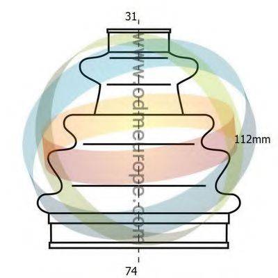 ODM-MULTIPARTS 21990269 Комплект пильника, приводний вал