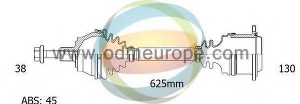 ODM-MULTIPARTS 18211731 Приводний вал