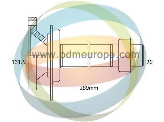 ODM-MULTIPARTS 16210080 Напівосьовий вал, диференціал