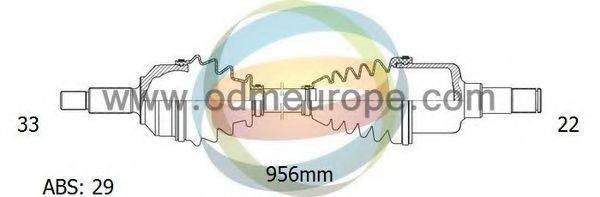 ODM-MULTIPARTS 18232051 Приводний вал