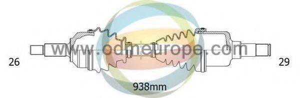 ODM-MULTIPARTS 18272310 Приводний вал