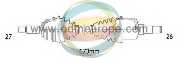 ODM-MULTIPARTS 18291380 Приводний вал