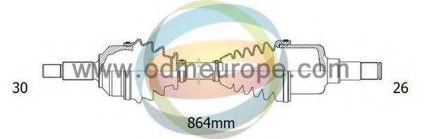 ODM-MULTIPARTS 18143080 Приводний вал