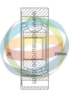 ODM-MULTIPARTS 14346063 Шарнірний комплект, приводний вал