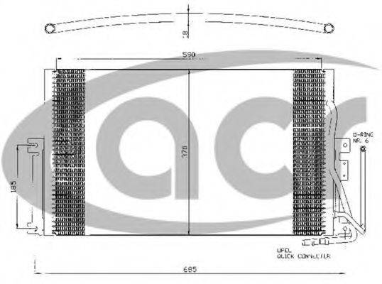ACR 300373 Конденсатор, кондиціонер