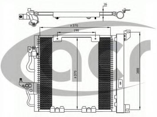 ACR 300620 Конденсатор, кондиціонер