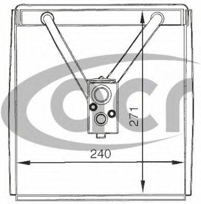 ACR 310025 Випарник, кондиціонер