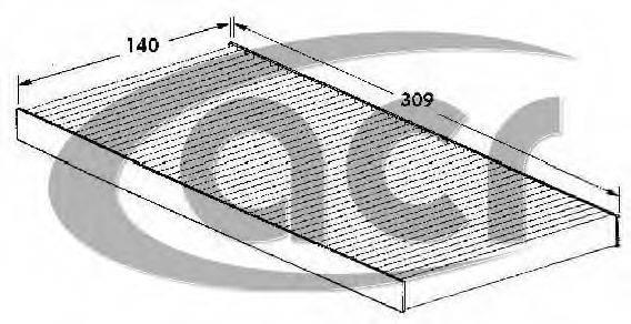 ACR 321401 Фільтр, повітря у внутрішньому просторі