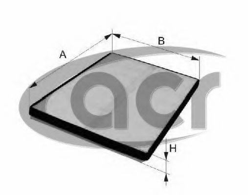 ACR 321434 Фільтр, повітря у внутрішньому просторі