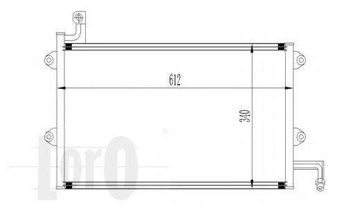 LORO 0530160027 Конденсатор, кондиціонер