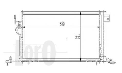 LORO 0090160006 Конденсатор, кондиціонер