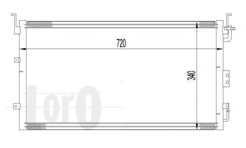 LORO 0190160011 Конденсатор, кондиціонер