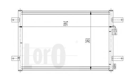 LORO 0530160004 Конденсатор, кондиціонер