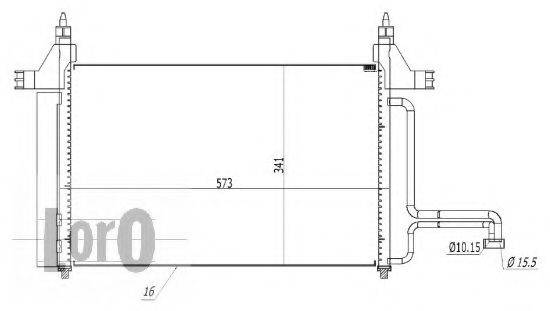 LORO 0160160007 Конденсатор, кондиціонер