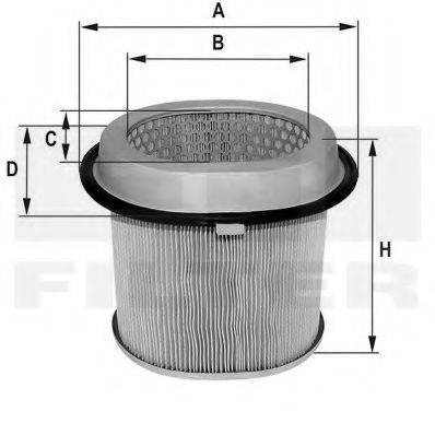 FIL FILTER HP4556 Повітряний фільтр