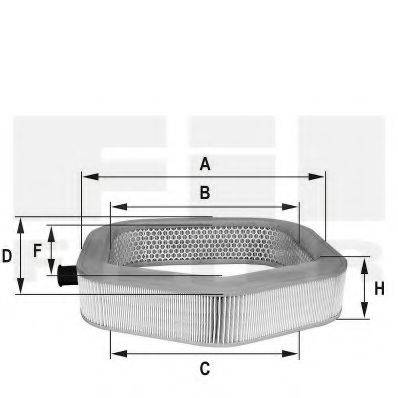 FIL FILTER HPU4336 Повітряний фільтр