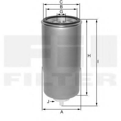 FIL FILTER ZP3037F Паливний фільтр