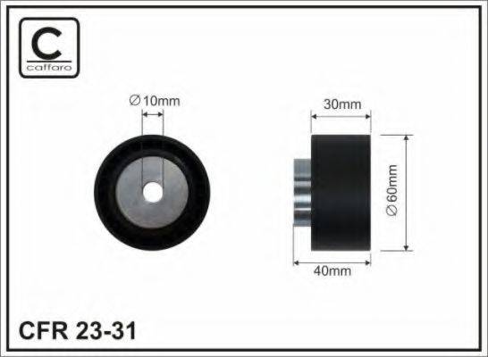 CAFFARO 2331 Паразитний / Ведучий ролик, зубчастий ремінь