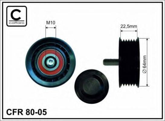 CAFFARO 8005 Паразитний / провідний ролик, полікліновий ремінь