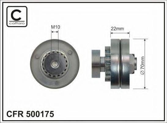 CAFFARO 500175 Натяжний ролик, полікліновий ремінь