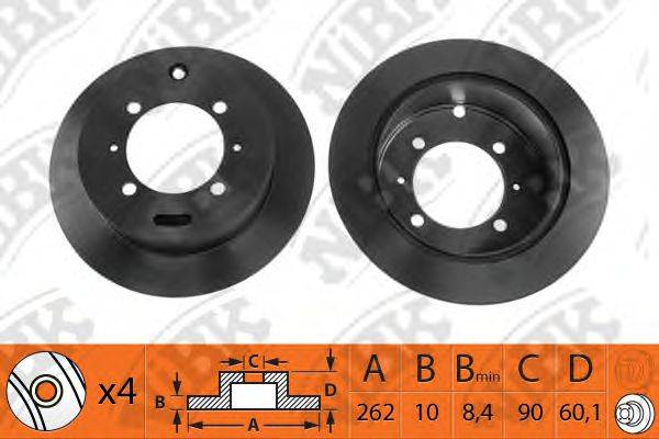 NIBK RN1158 гальмівний диск
