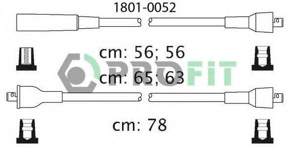 PROFIT 18010052 Комплект дротів запалювання