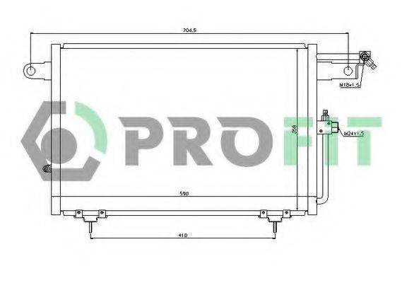 PROFIT PR9530C1 Конденсатор, кондиціонер