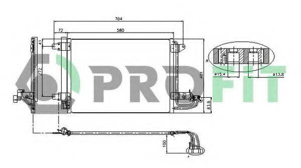 PROFIT PR9558C1 Конденсатор, кондиціонер