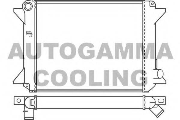AUTOGAMMA 100168 Радіатор, охолодження двигуна