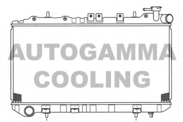 AUTOGAMMA 100650 Радіатор, охолодження двигуна